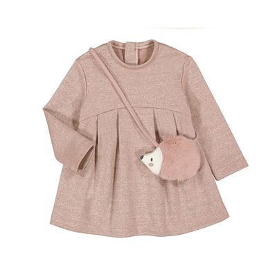 Mayoral Dress with bag                Blush     2915