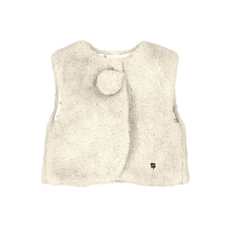 Mayoral Fur vest                      Chickpea  2327