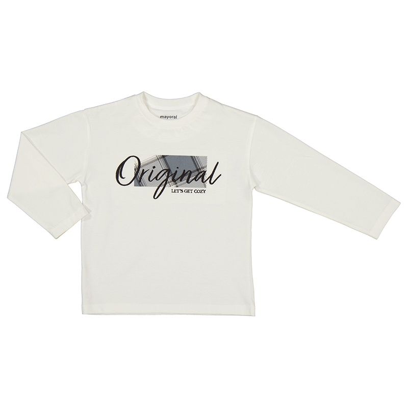 Mayoral L/s t-shirt                   Cream     4046
