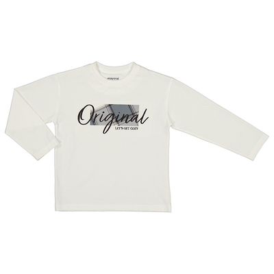 Mayoral L/s t-shirt                   Cream     4046
