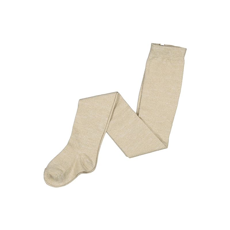 Mayoral Lurex tights                  Beige maza10799