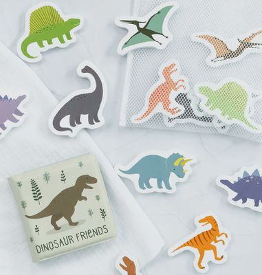 a little lovely company foam badspeelgoed: dinosaurussen