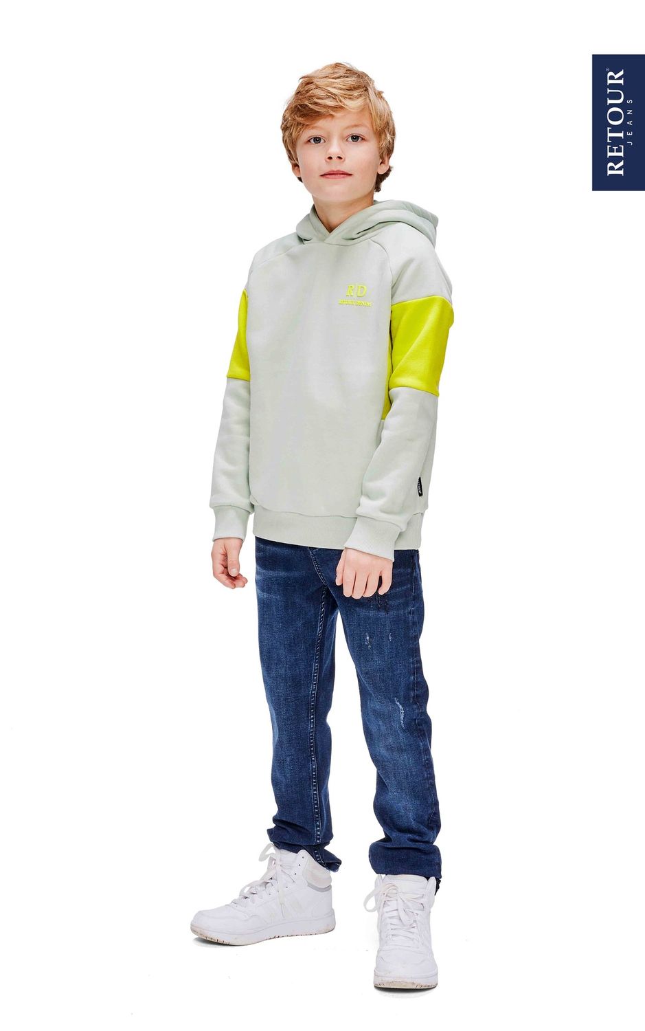 Retour - Rick BOYS SWEATERS meadow green