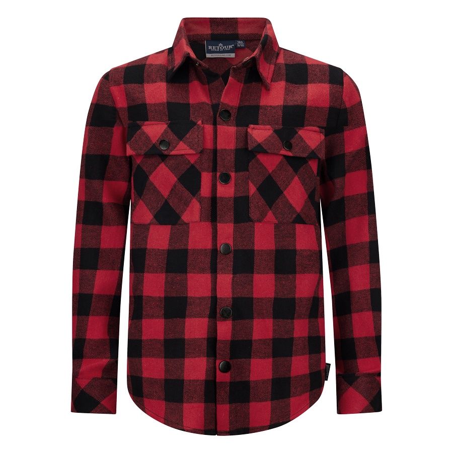 Retour - Matz BOYS SHIRTS red chili