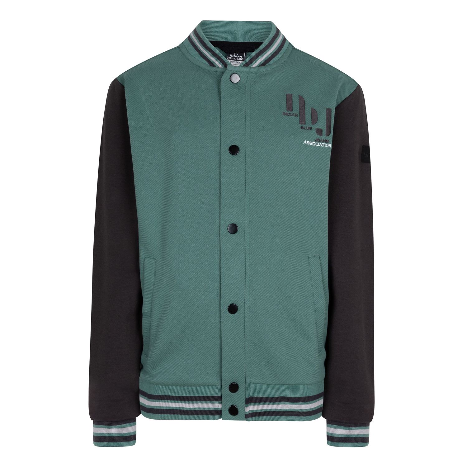 Indian Blue Jeans Bomber Jacket Indian Rib Green 960091