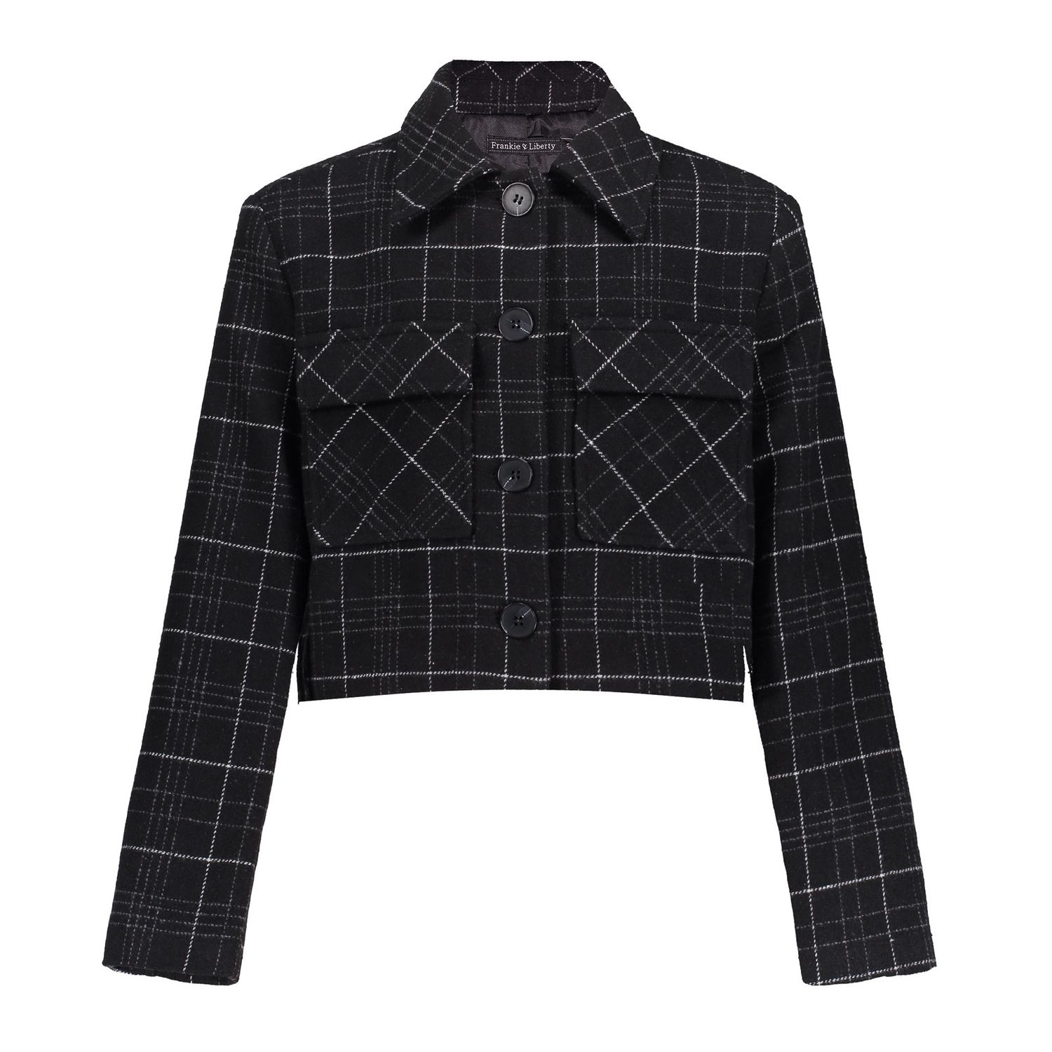 Frankie &amp; Liberty Pippa Jacket CHECK BLACK/OFF WHITE FL24737