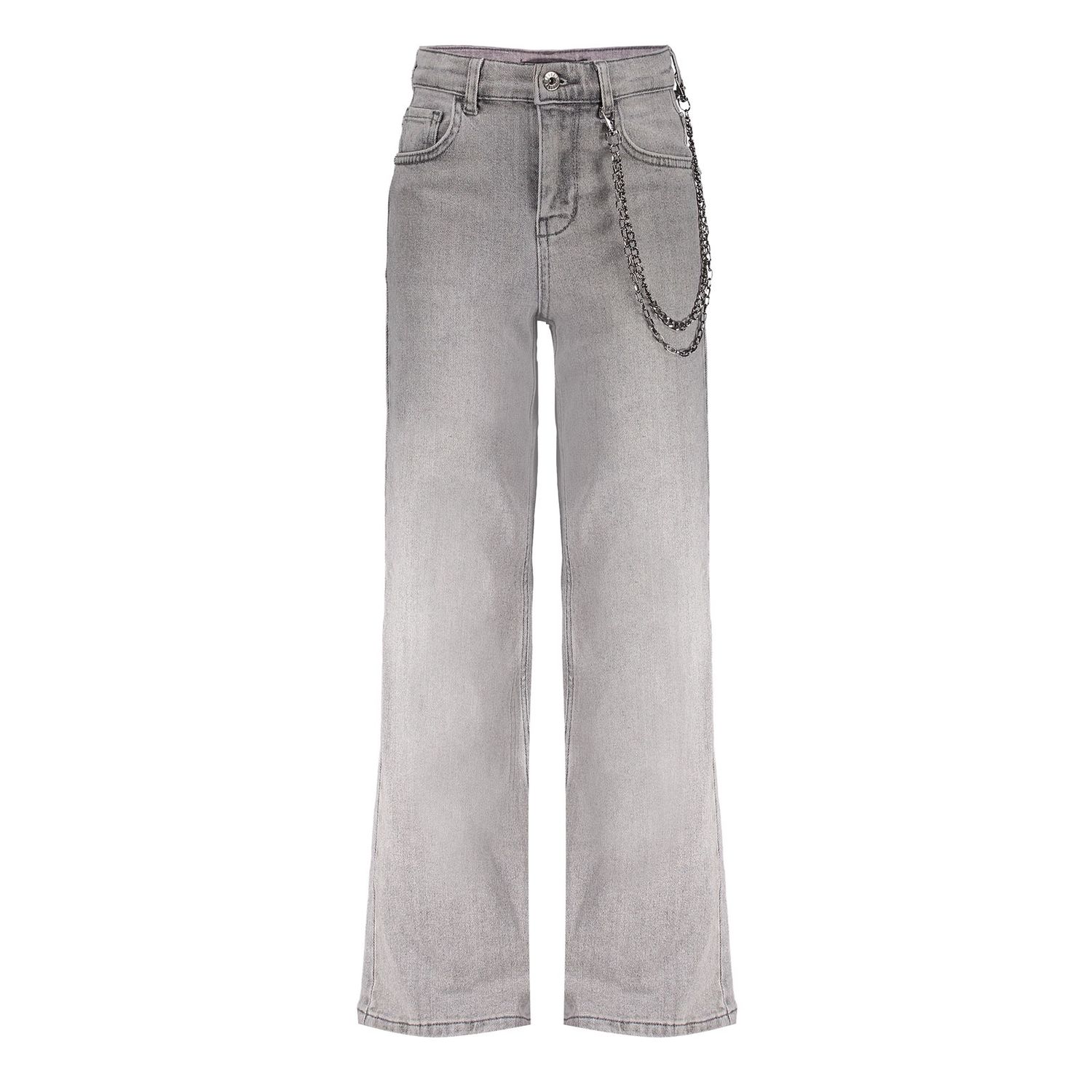 Frankie &amp; Liberty Attitude Wide Leg Grey Denim FL24021