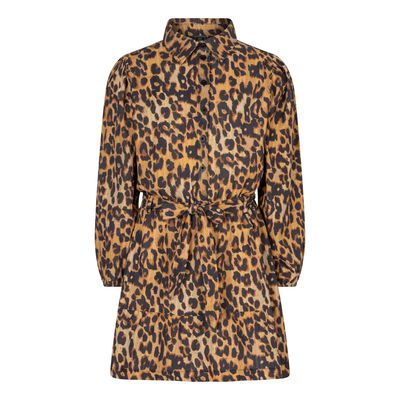 Indian Blue Jeans Leopard Dress Sand 970079