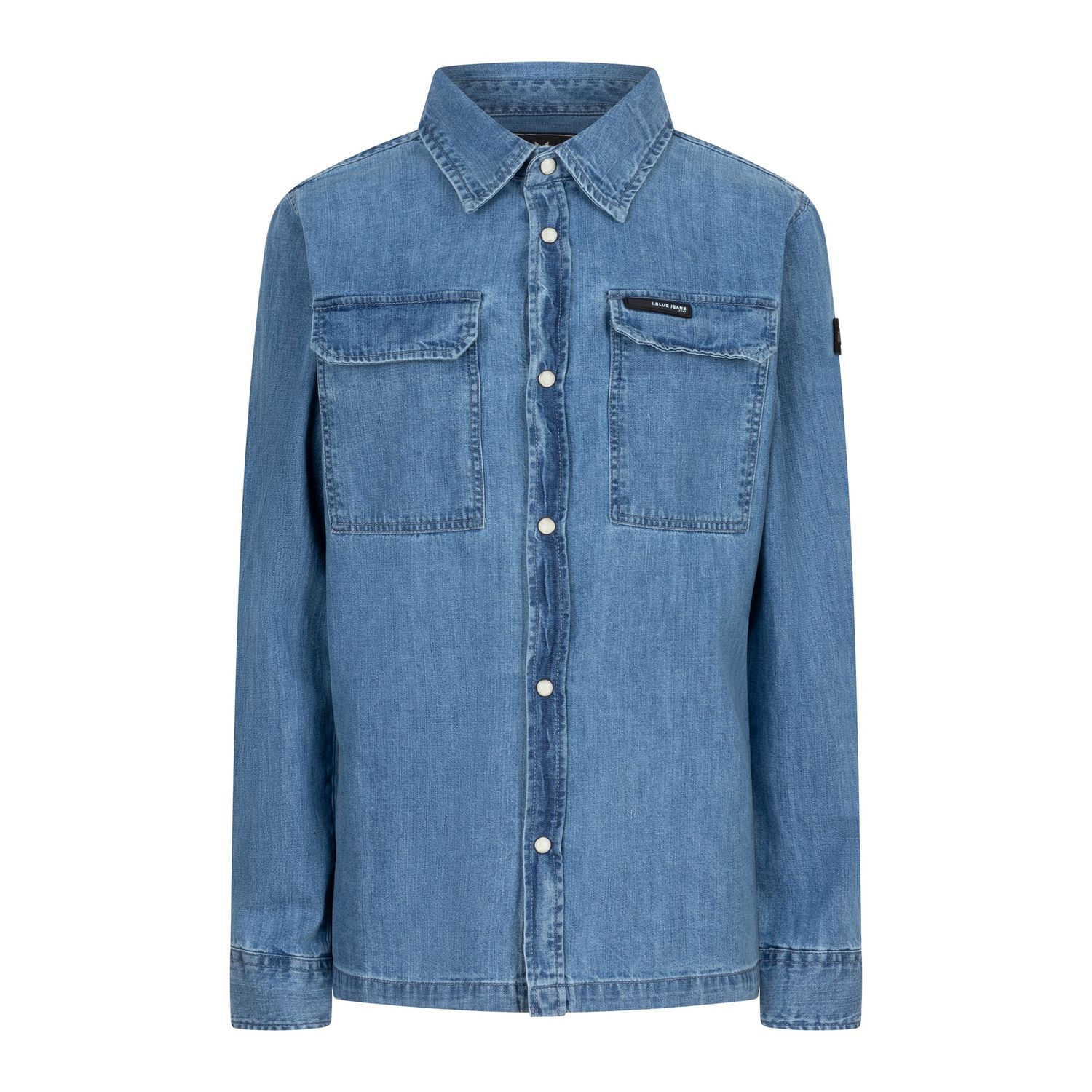 Indian Blue Jeans Shirt Jacket denim Blue 960097
