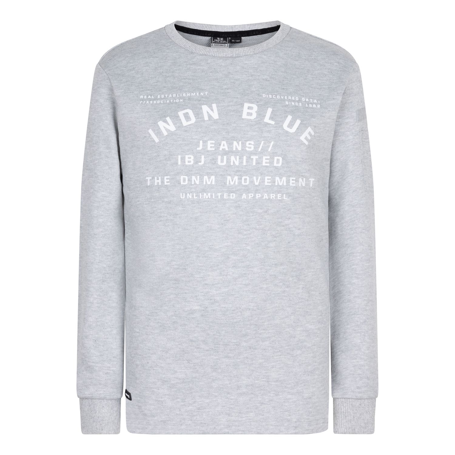 Indian Blue Jeans T-Shirt LS Twill Indian Grey 960040