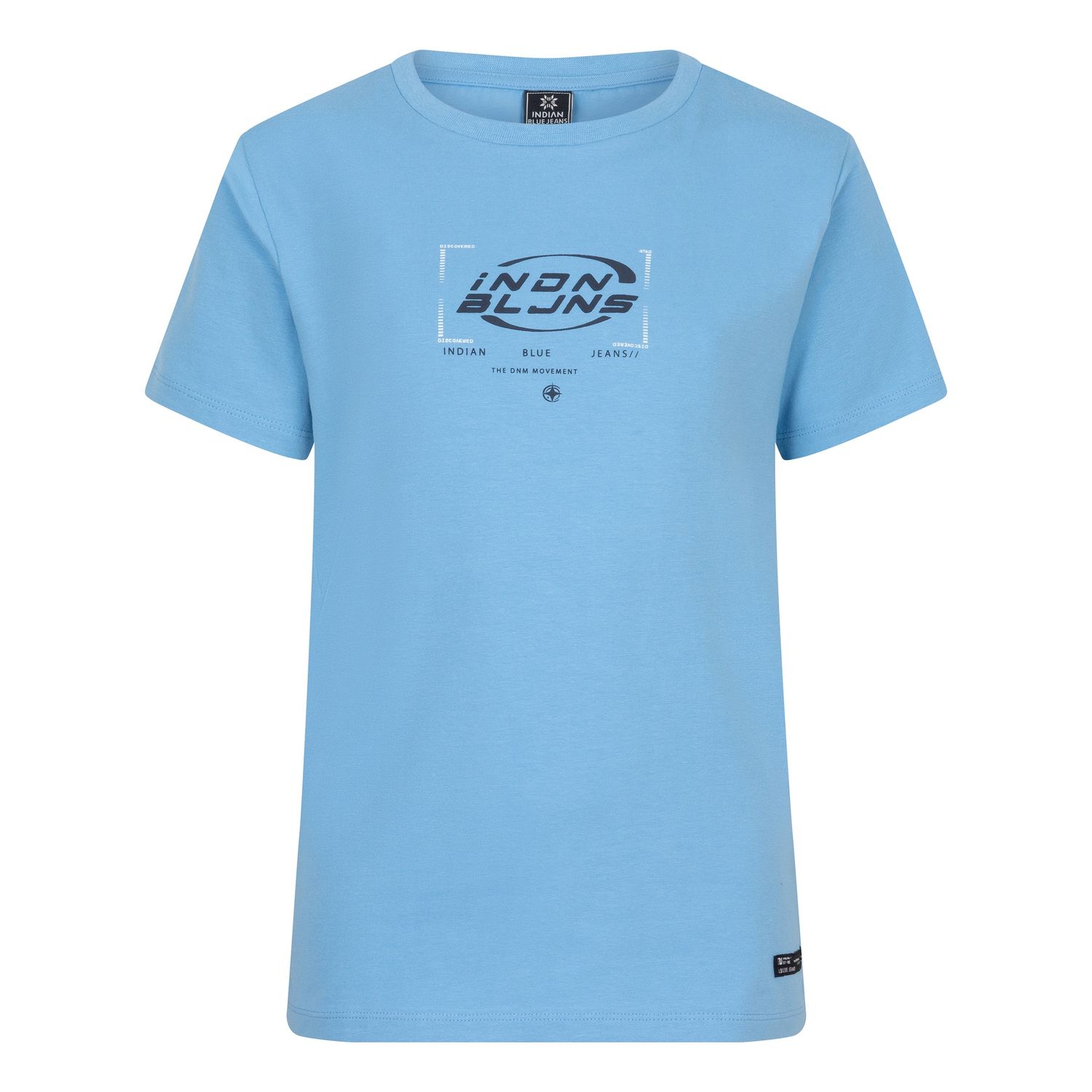 Indian Blue Jeans T-Shirt INDN Backprint Blue 960047