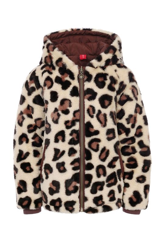 LOOXS Little  - Meisjes Jas  reversible jacket SPOTTED FUR