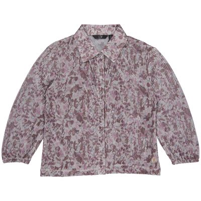Levv Meisjes Shirt PIPPILW241 AOP Soft grey flower