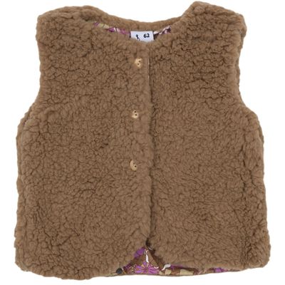 Klein Baby Gilet Teddy Pecan Brown KC262
