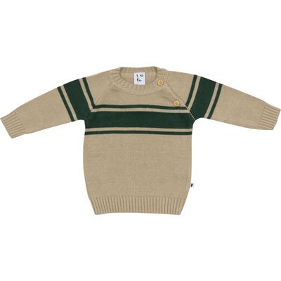 Klein Baby Knitted Sweater Stripes Irish Creme KC268