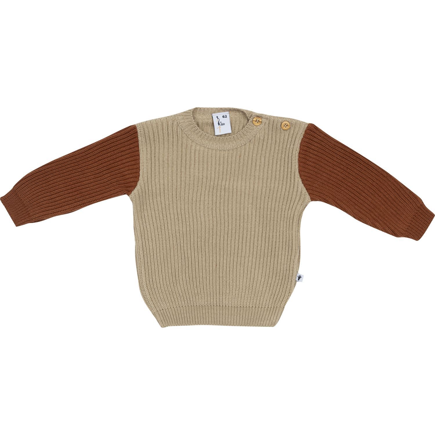Klein Baby Knitted Sweater Colorblock Irish Creme KC267