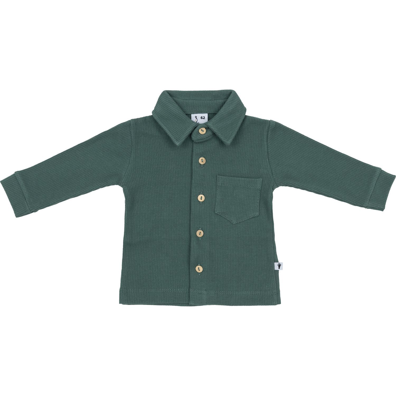 Klein Baby Shirt Waffle Posy Green KC252