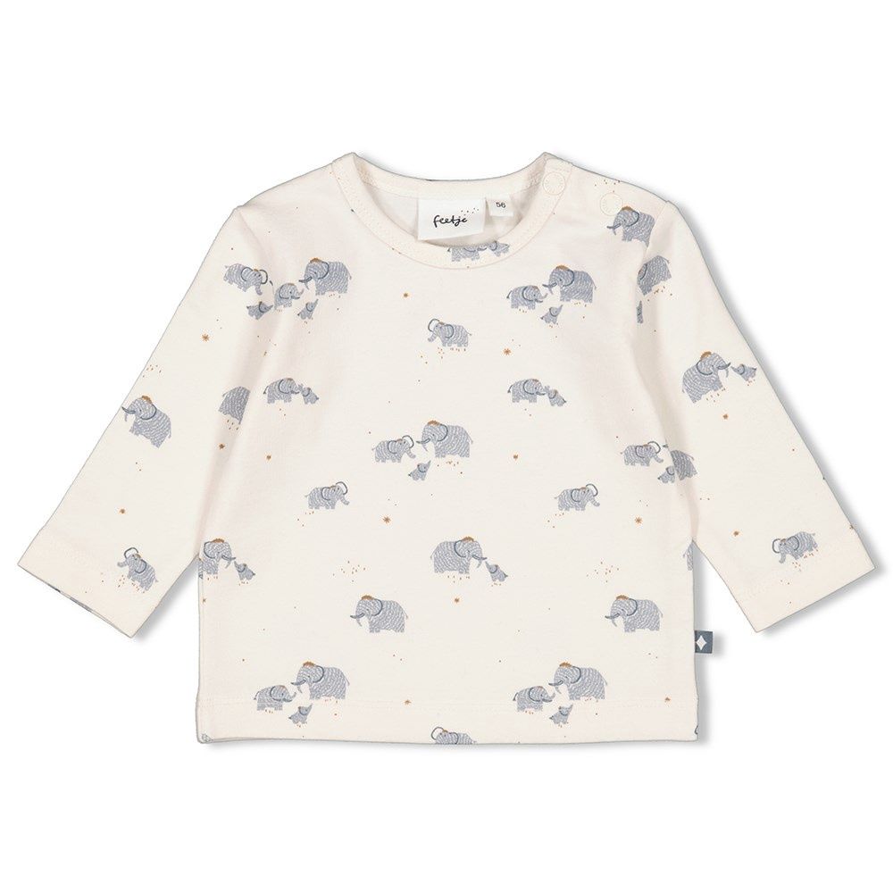 Feetje Longsleeve AOP - Forever Bestie Offwhite 51602379