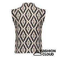 Geisha  Gilet jacquard  000999 - black/off-white 45585K-21