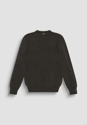 Antony Morato KNITTED SWEATER MKSW01270 YA500002 DARK ARMY