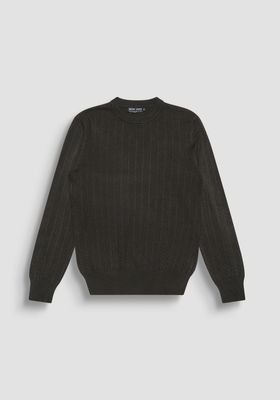 Antony Morato KNITTED SWEATER MKSW01270 YA500002 DARK ARMY