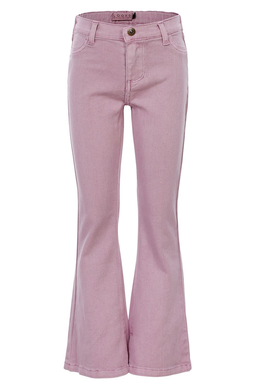 Little Looxs - Little twill flare pants Purple rain