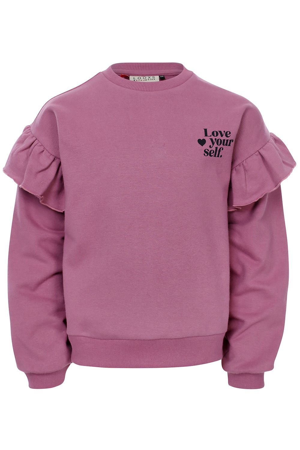 Little Looxs - Little ruffle sweater Purple rain
