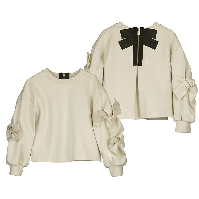 Abel &amp; Lula  Punto milano pullover         Oat        5821