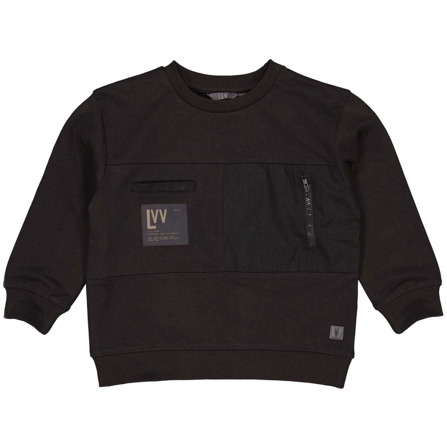 Levv Jongens Trui PASCOLW242 Dark Grey