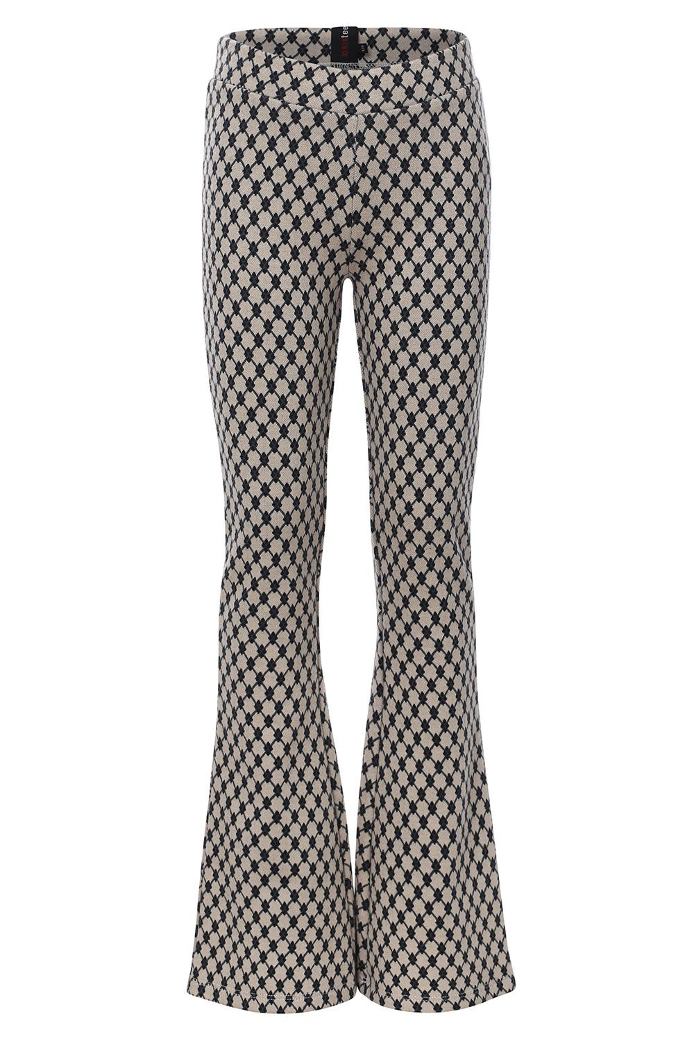 Looxs - 10sixteen flare Pants Teal mini jaquard