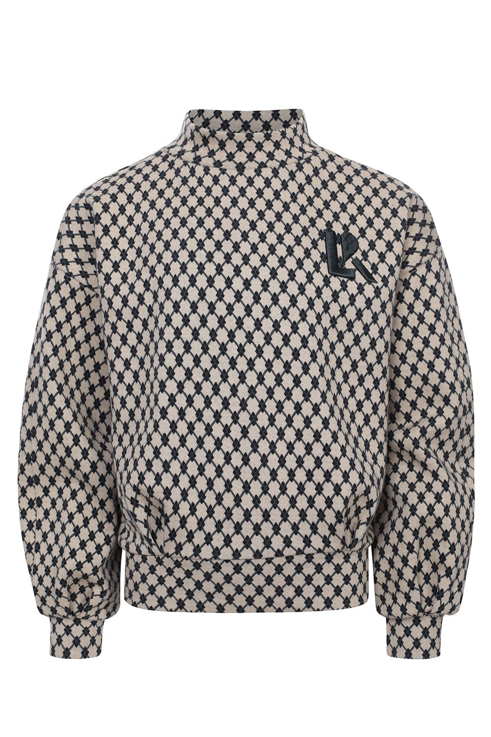 Looxs - 10sixteen Sweater Teal mini jaquard