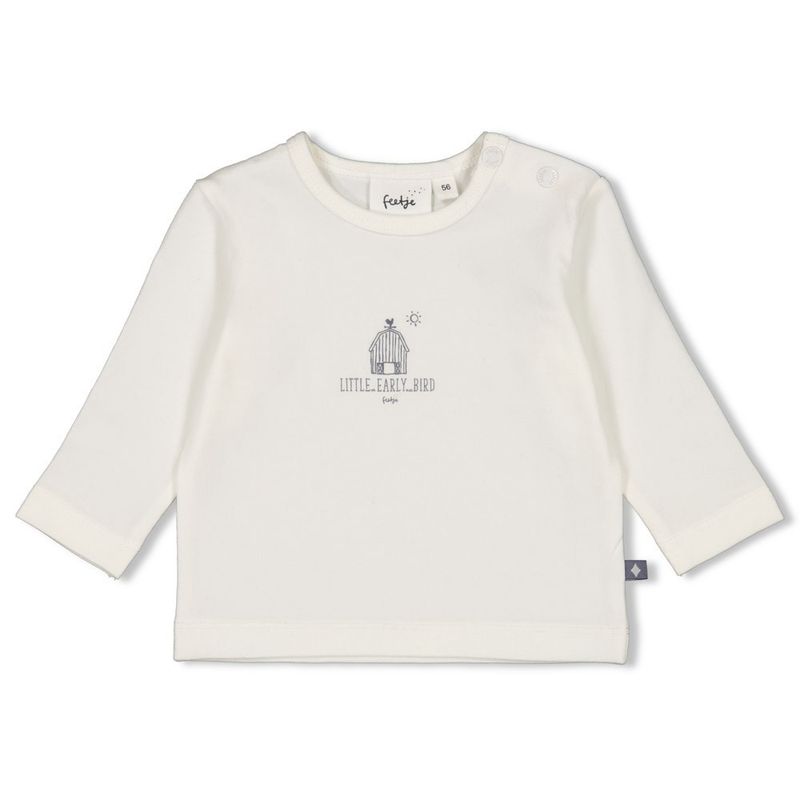 Feetje Longsleeve - Farm Life Wit