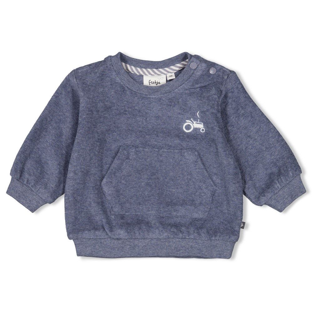 Feetje Sweater - Farm Life Blauw