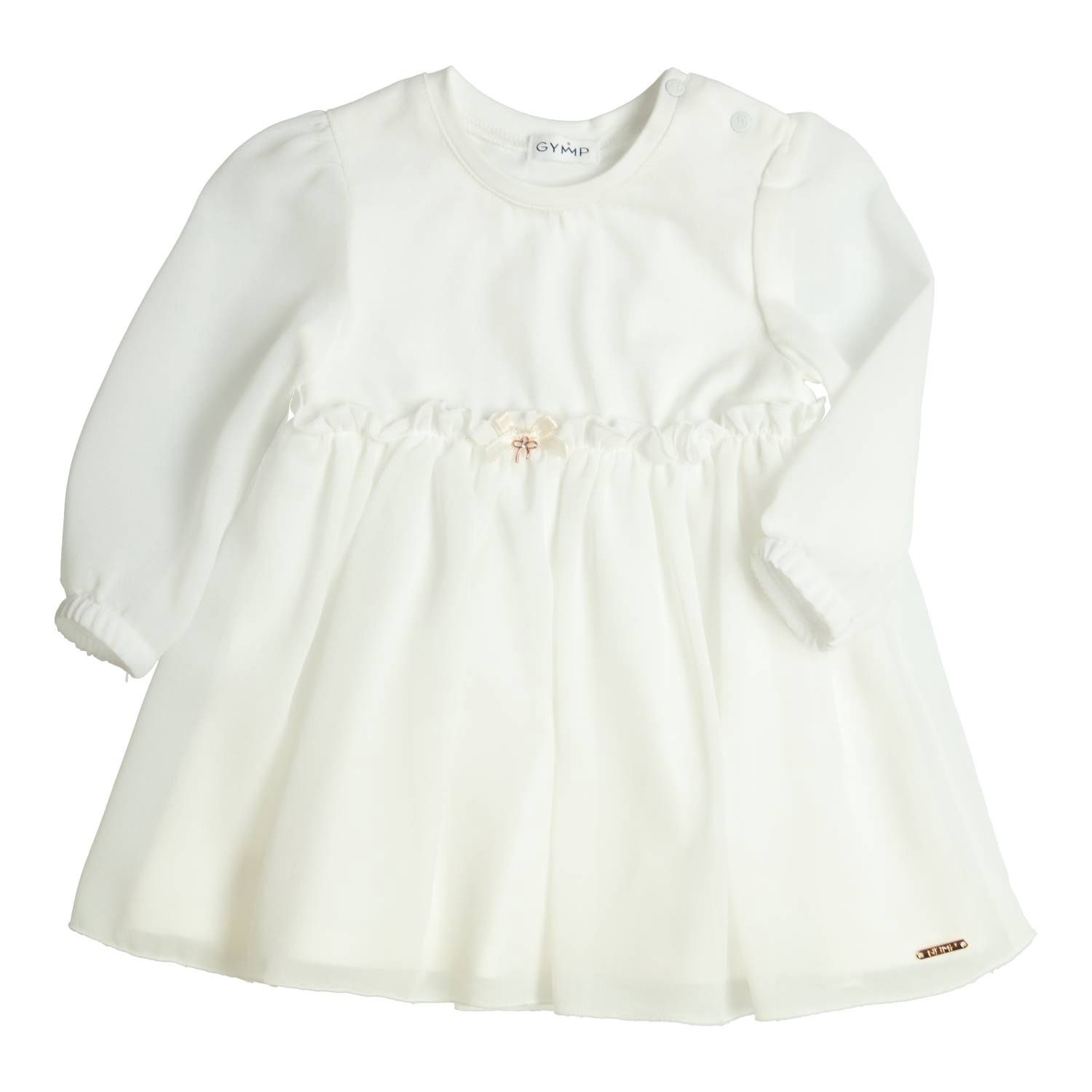 Gymp Dress Gorgeous Bow Off White 470-5414-10