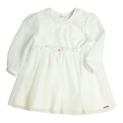 Gymp Dress Gorgeous Bow Off White 470-5414-10