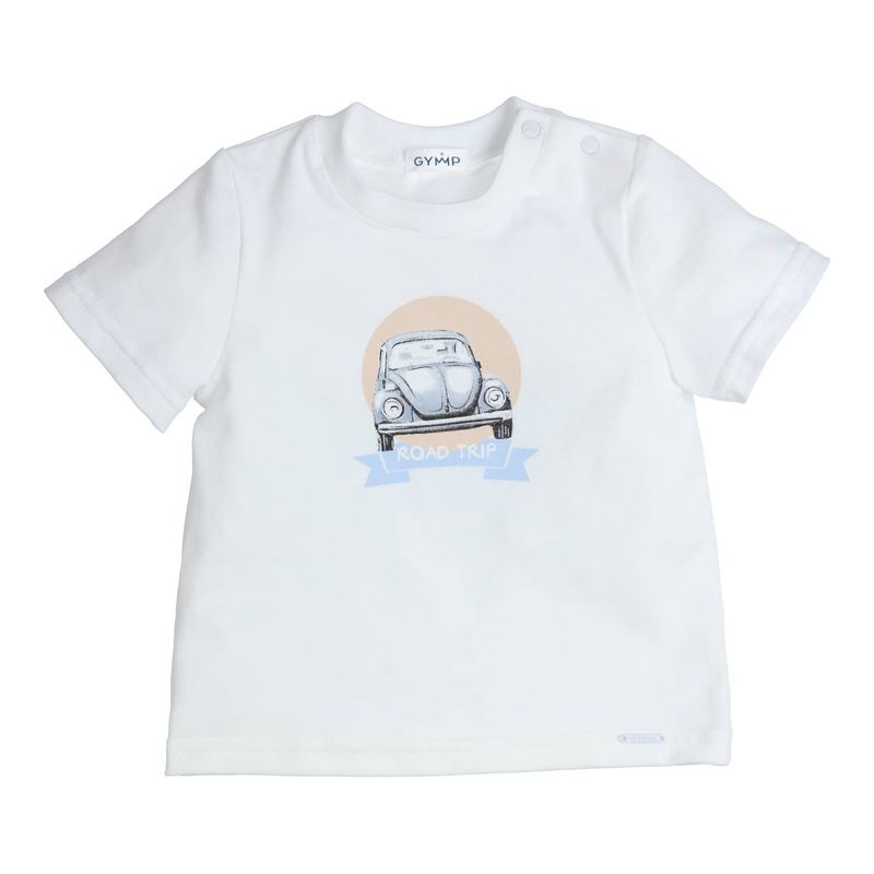 Gymp T-shirt Aerobic Road trip White 353-5289-20