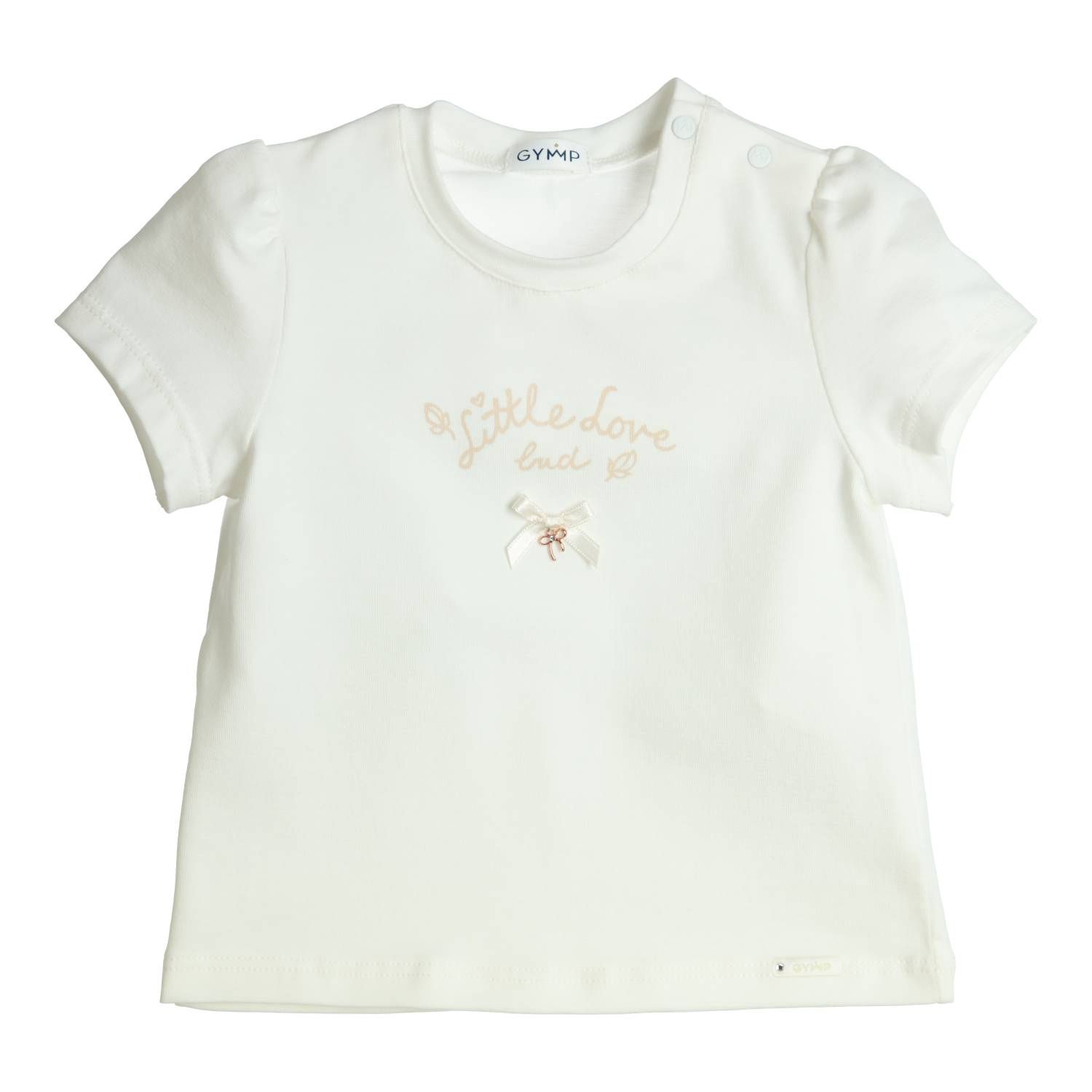 Gymp T-shirt Aerobic Little love bud White Off White 353-5401-10