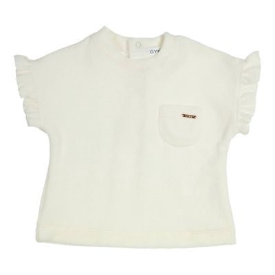 Gymp T-shirt Ido Ruffles Off White 353-5190-10