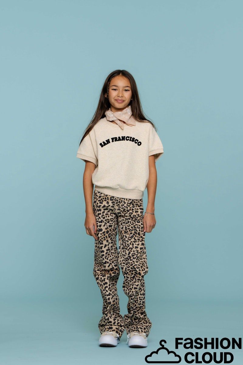 Geisha Jeans leopard print  sand/combi  leopard print