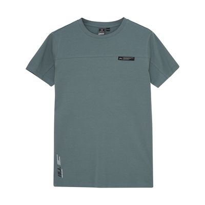 Indian Blue Jeans T-Shirt Basic Cut and Sew Stormy Sea 960126