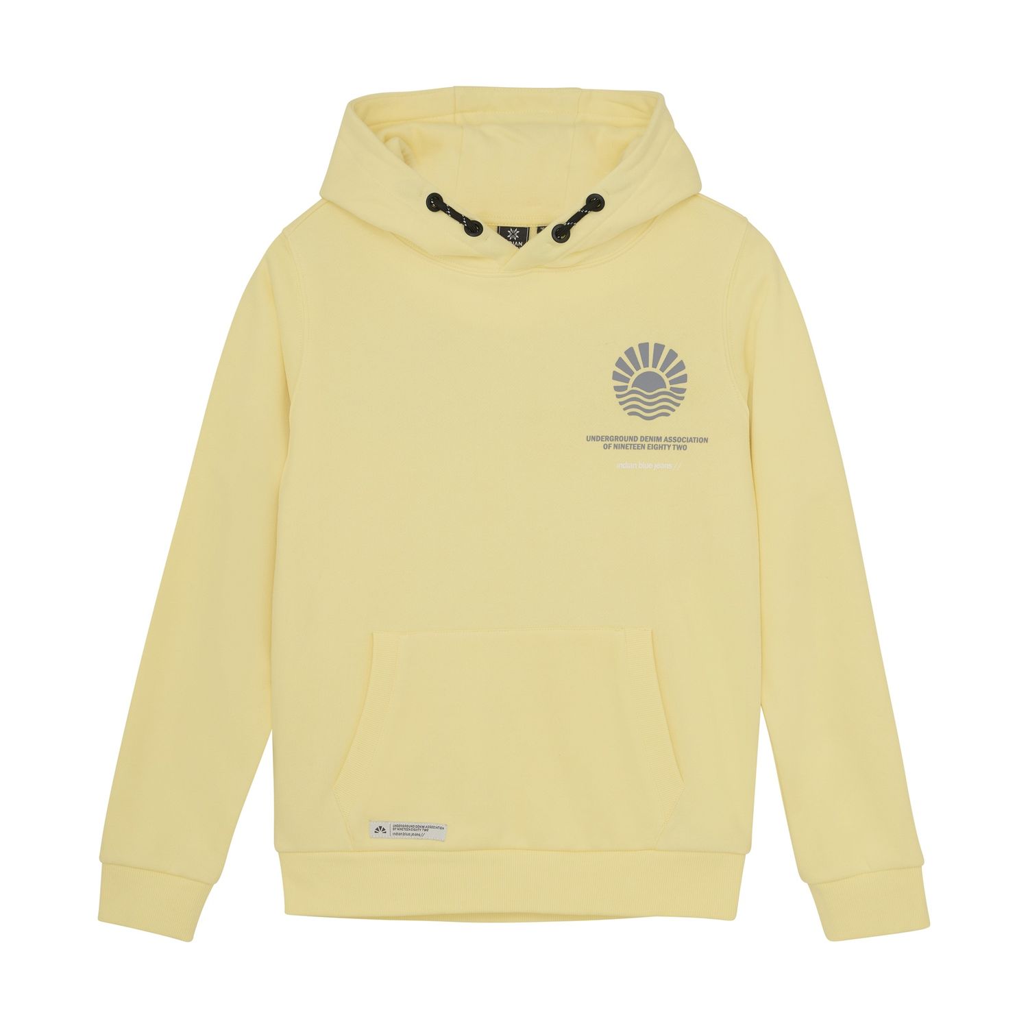 Indian Blue Jeans Hoodie Backprint Lemonade 960105