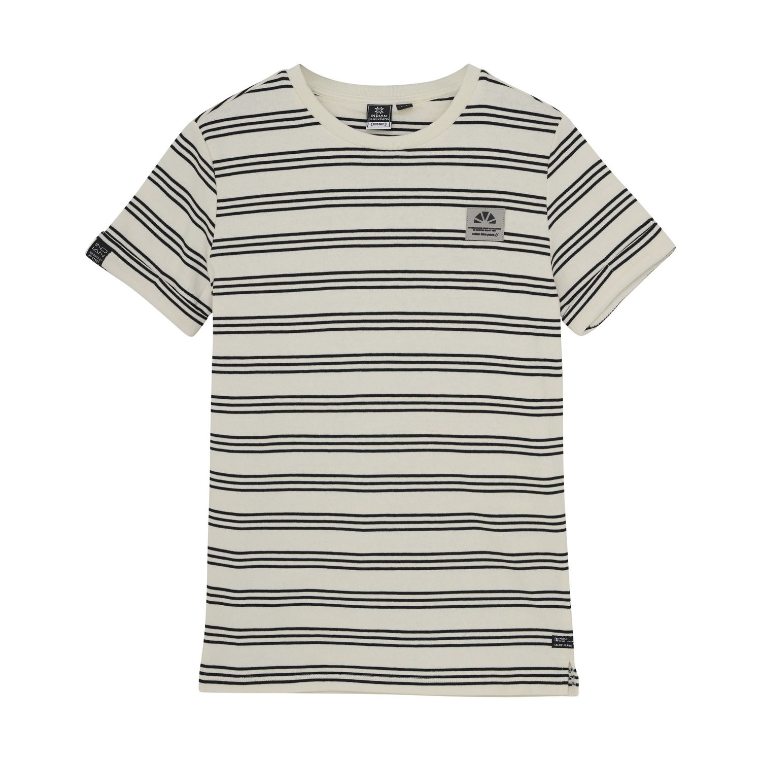 Indian Blue Jeans T-Shirt Stripe White 960130