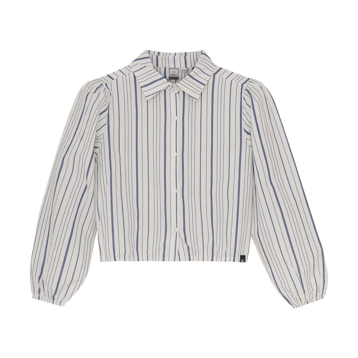 Indian Blue Jeans Shirt Longsleeve Stripe Blueprint 970190