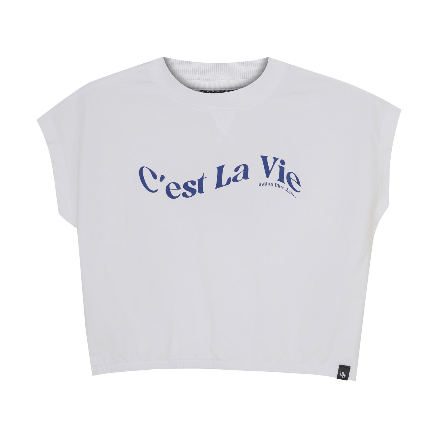Indian Blue Jeans T-shirt Wide Cropped Cloud 970181