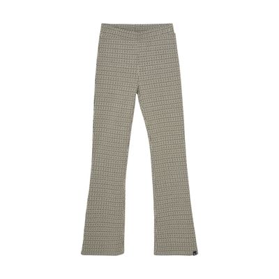 Indian Blue Jeans Flared Pants Fancy Check Dove 970161