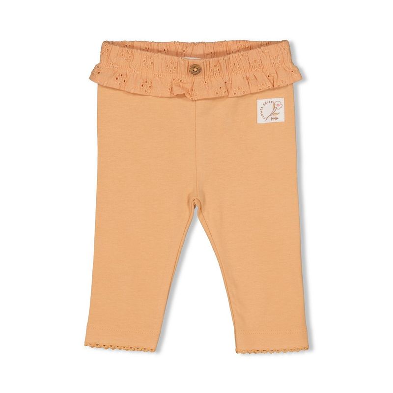 Feetje Legging - Flower Field Oranje