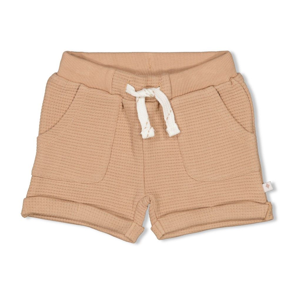 Feetje Short wafelstructuur - The Chill Club Beige