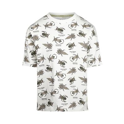 Koko Noko T-shirt ss loose fit dropped shoulder  Off white P54830-37