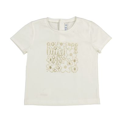Mayoral Basic s/s t-shirt             105 Wit