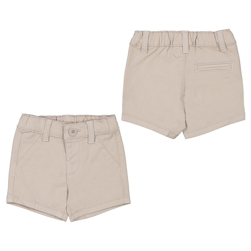 Mayoral Twill basic shorts            201 Beige